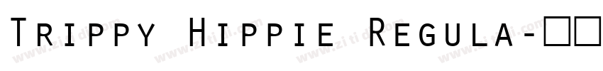 Trippy Hippie Regula字体转换